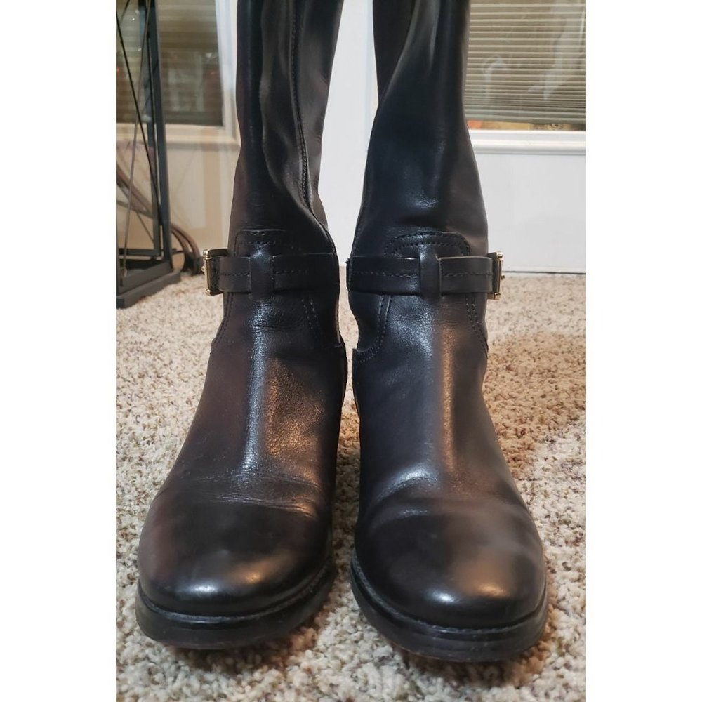 Michael Kors Stockard Tall Black and Brown Boots - Picture 6 of 6